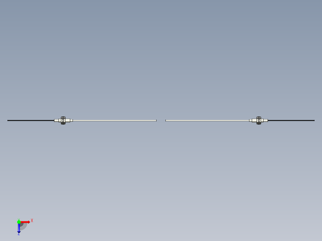 光纤元件对射型FT-D419-L俯视图
