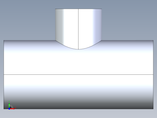 CPVC管件02-Sch80_ReducingTee_SxSxS_9801-130_1in x 0.5in前视缩略图