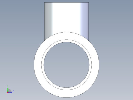 CPVC管件02-Sch80_ReducingTee_SxSxS_9801-130_1in x 0.5in左视缩略图