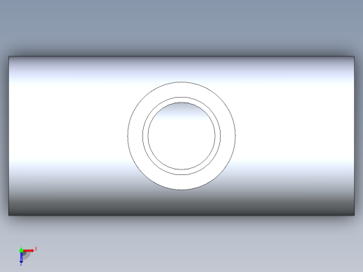 CPVC管件02-Sch80_ReducingTee_SxSxS_9801-130_1in x 0.5in俯视缩略图