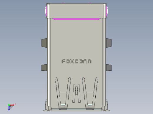 Qual USB 3.0型号UEA11123-QHD6-4F俯视缩略图