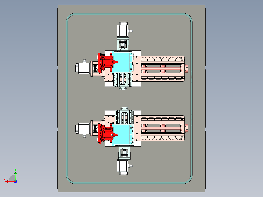 双头双位精密研磨机ug10后视图