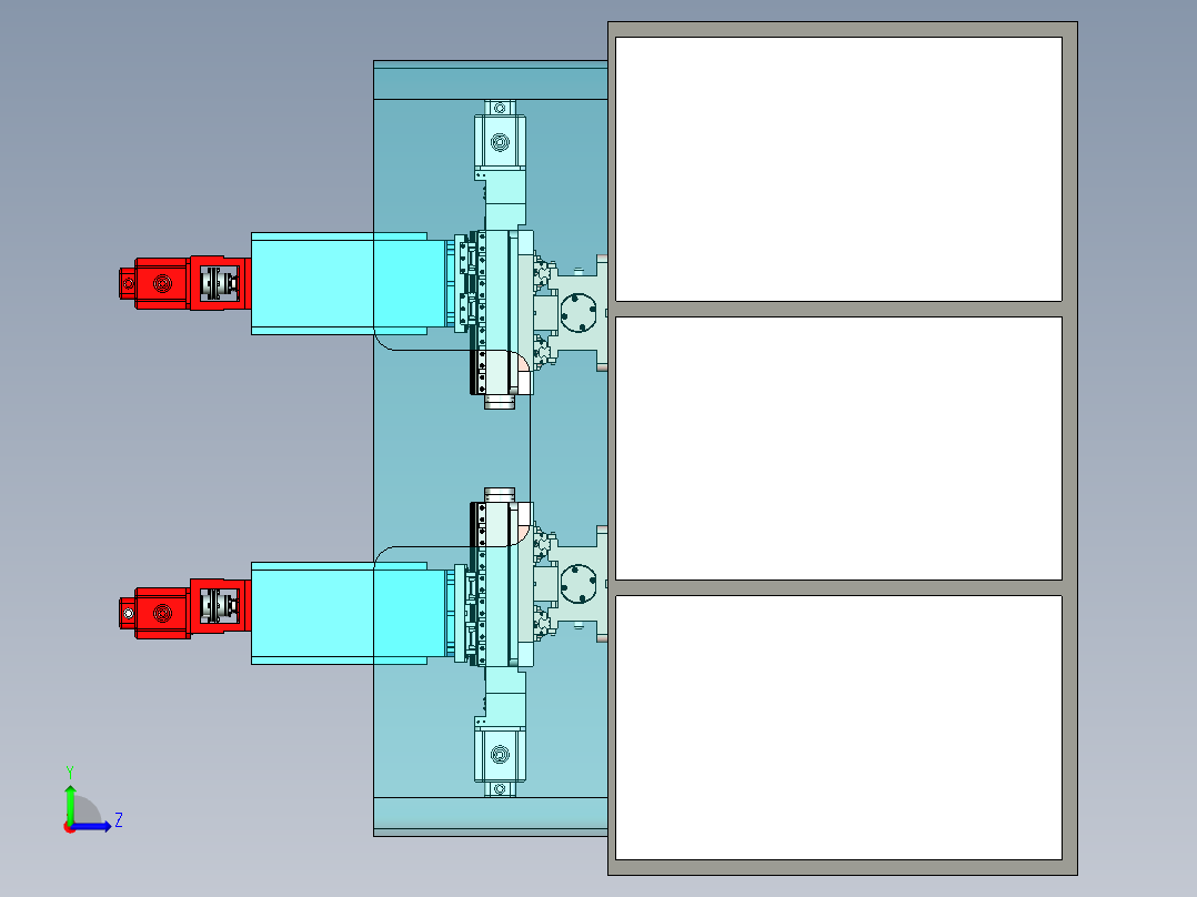 双头双位精密研磨机ug10左视图