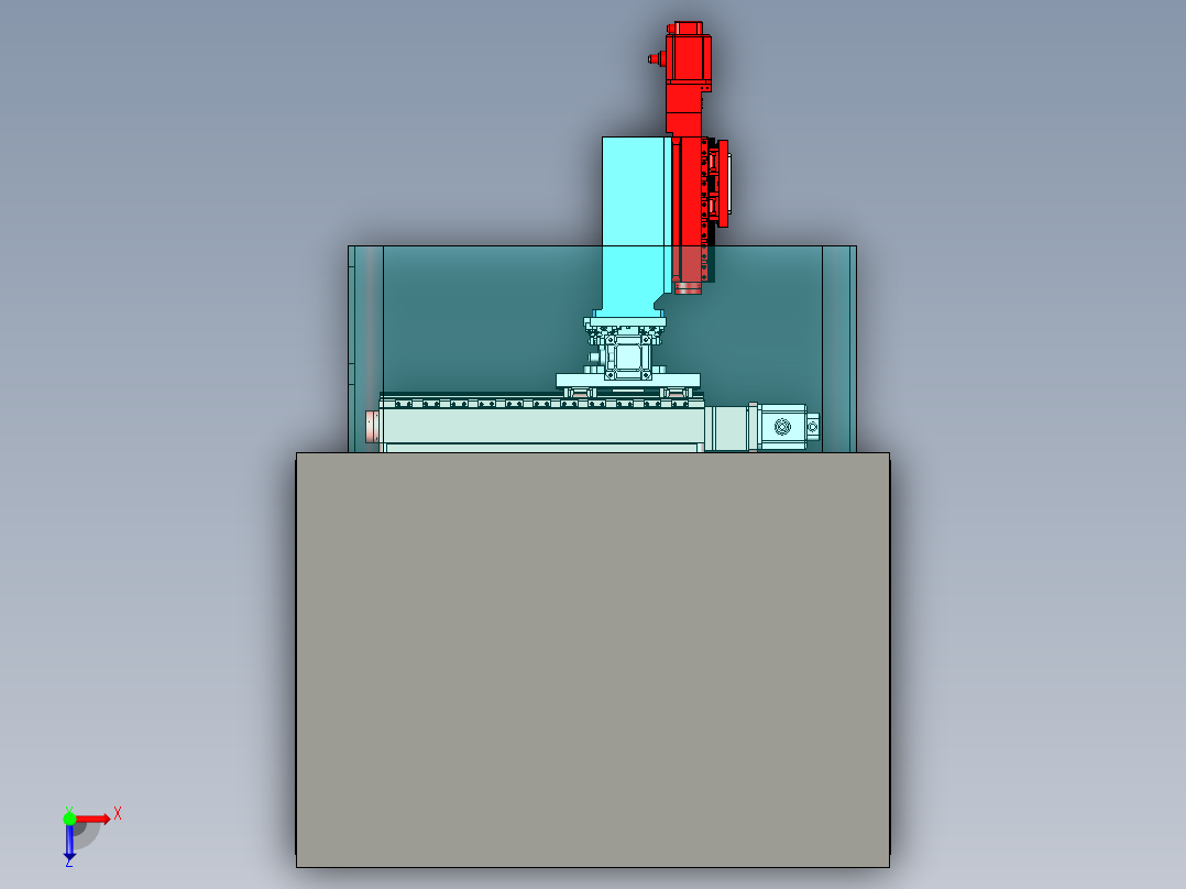 双头双位精密研磨机ug10俯视图