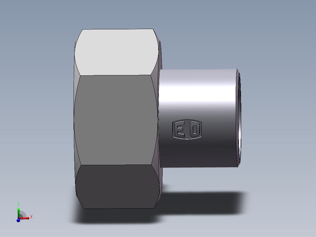 90度焊接接头、SKA38X3-主视图