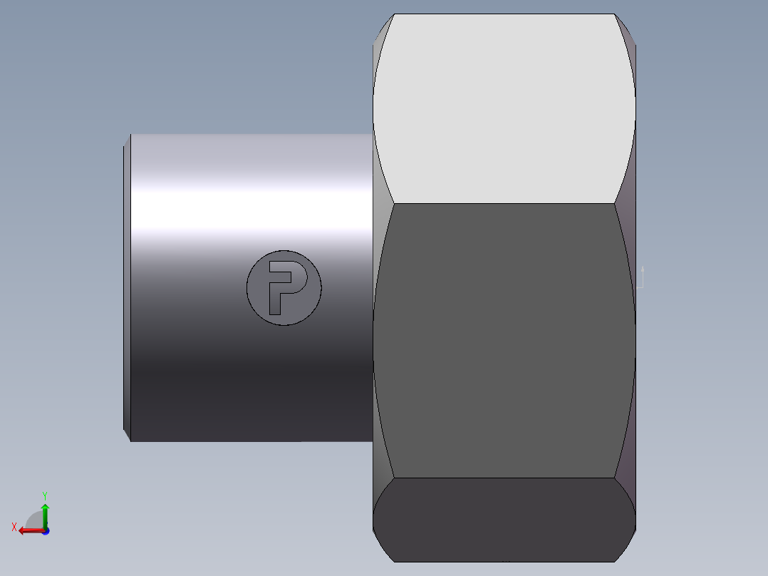90度焊接接头、SKA38X3-后视图