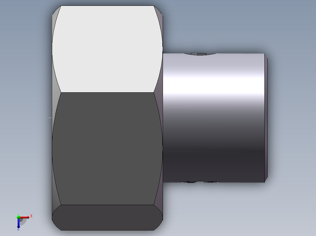 90度焊接接头、SKA38X3-俯视图