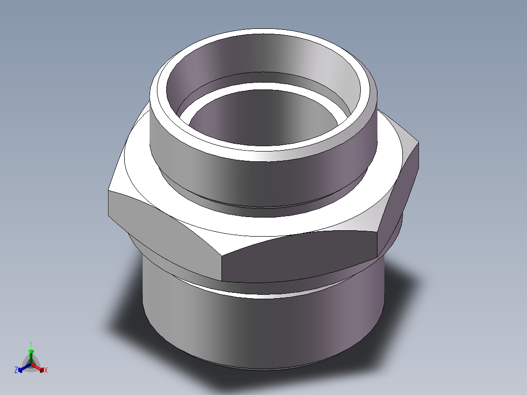 英制管螺纹ED密封、1CB-45-24WD非标主视图