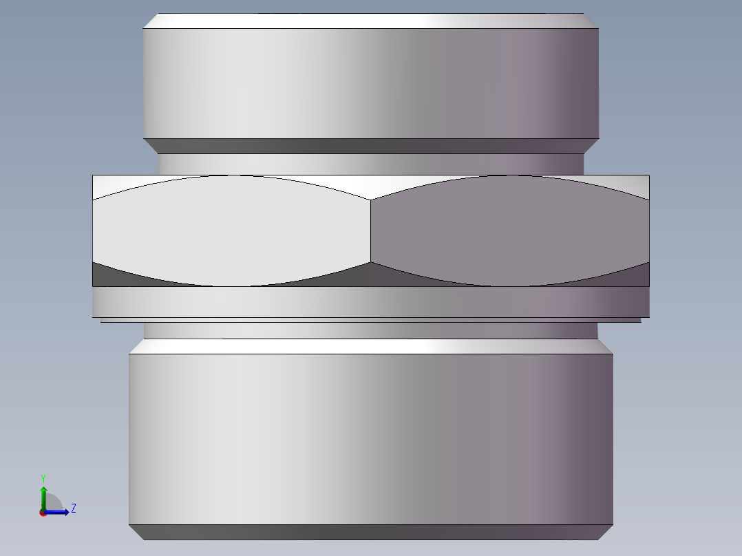 英制管螺纹ED密封、1CB-45-24WD非标左视图