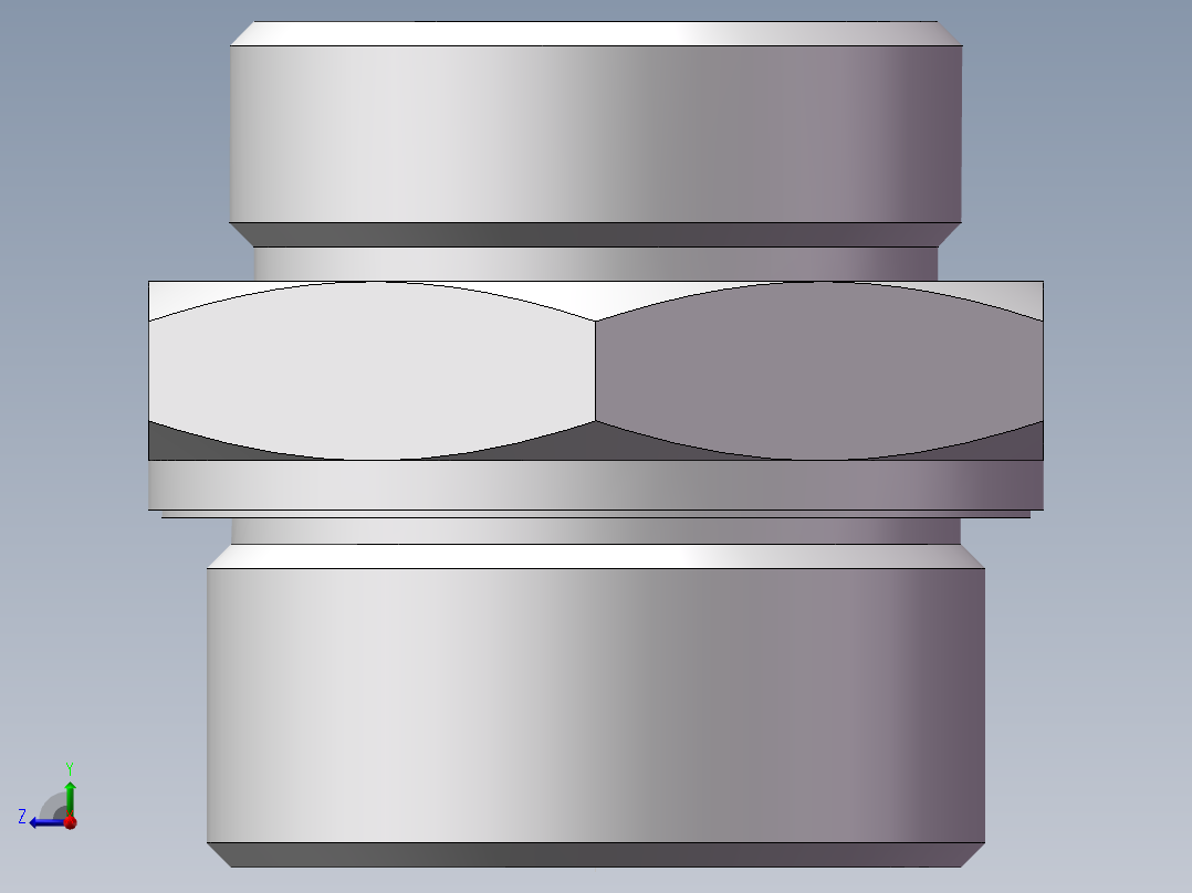 英制管螺纹ED密封、1CB-45-24WD非标右视图