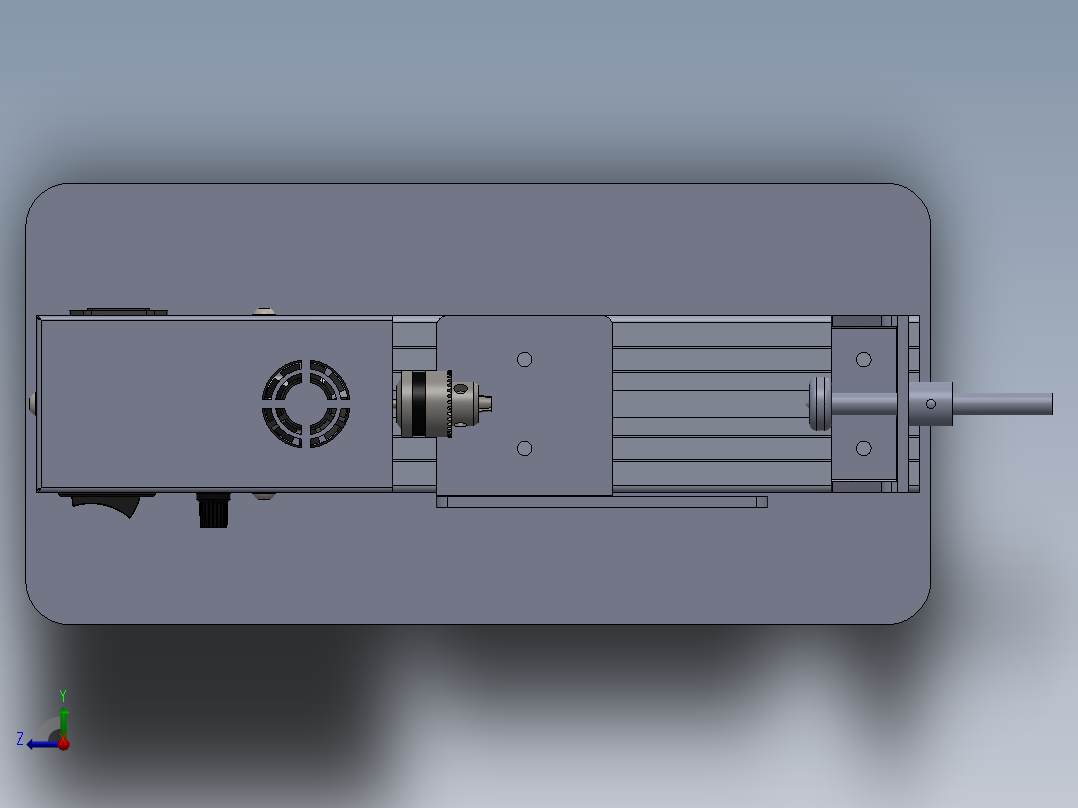 A2004554-迷你车床 木材右视图