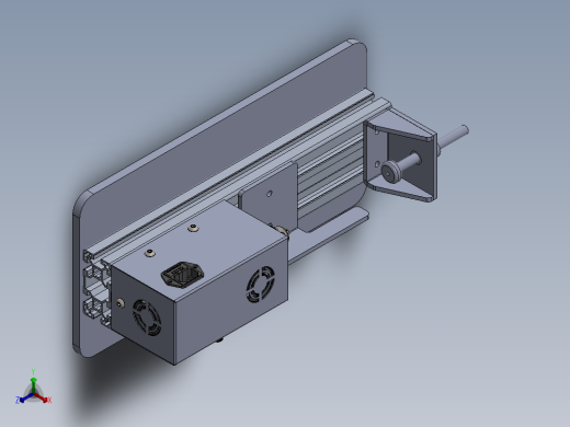 A2004554-迷你车床 木材正等轴测缩略图