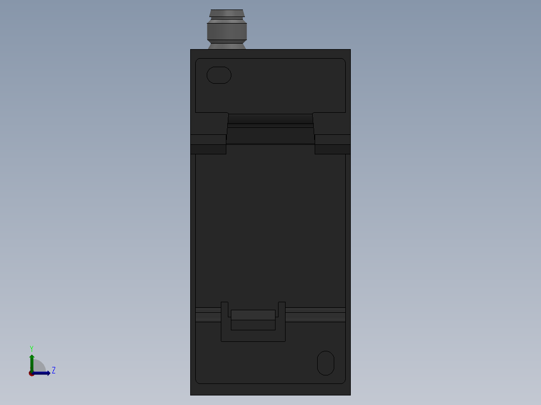 费斯托压力传感器530900_SDE1_D10_G2_W18_L_PU_M8左视图