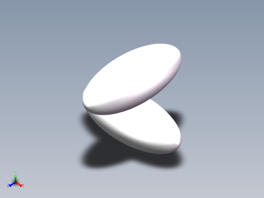 两个椭圆实体正等轴测缩略图