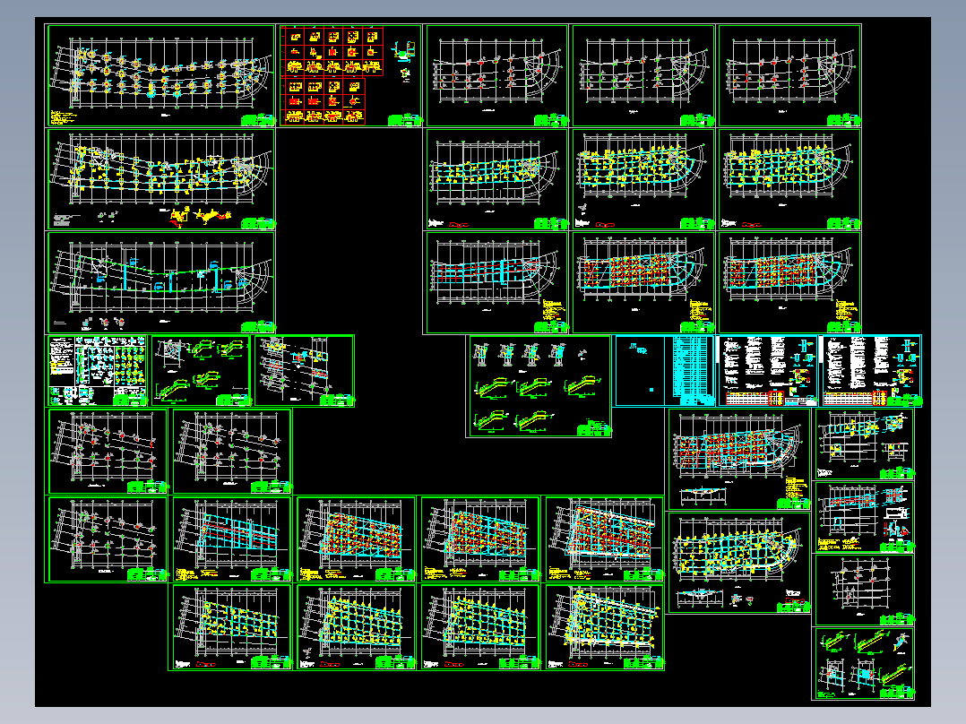 某商业厂房结构图