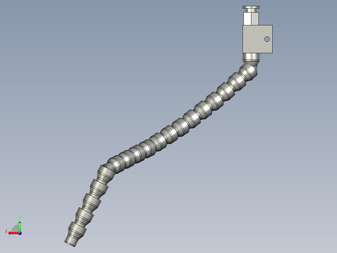 S吹气软管后视图