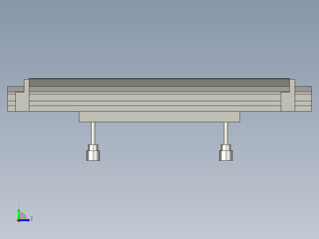 MPM-机型刮刀350MM(最短尺寸左视图