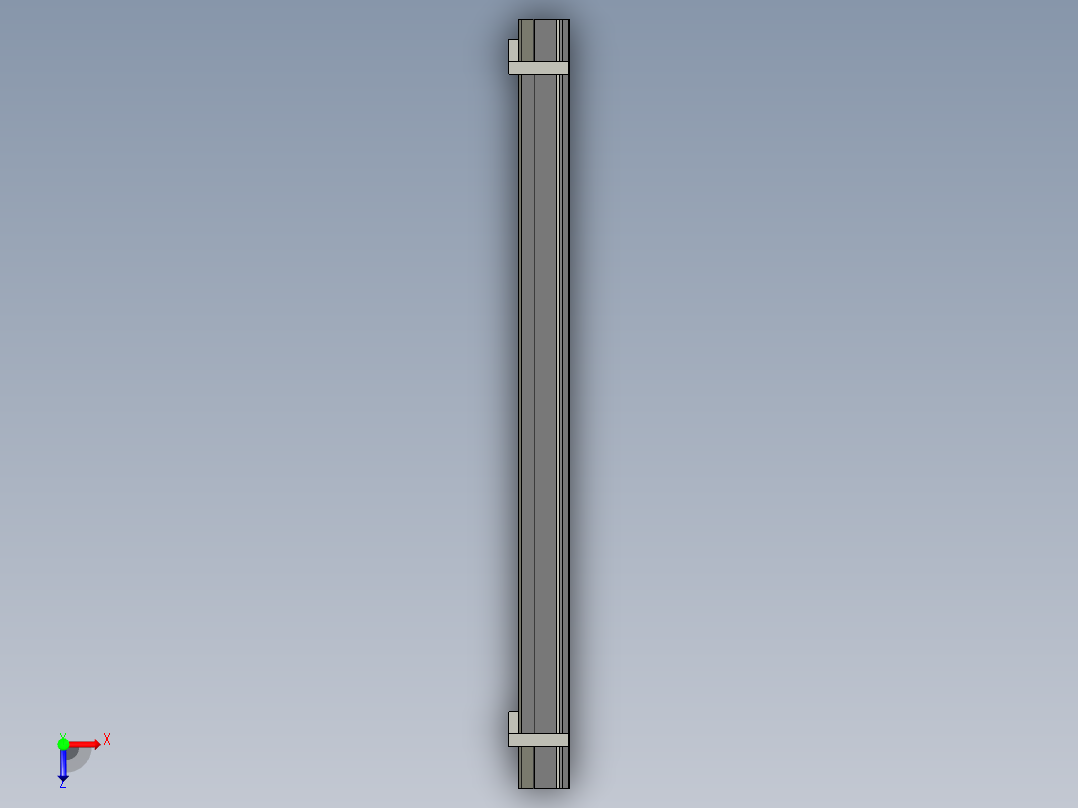 MPM-机型刮刀350MM(最短尺寸俯视图