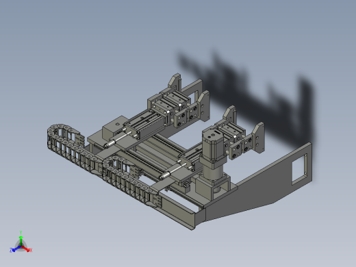 载具自动回流组件正等轴测缩略图