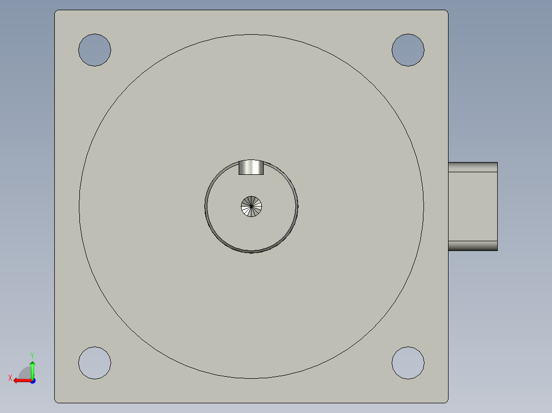 三菱HF-KE73JK伺服电机-MT750后视图