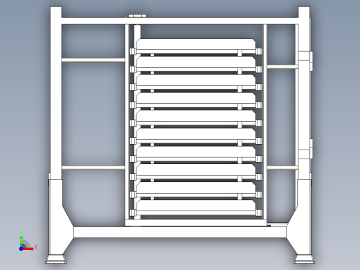 Golf A6折叠天窗料架前视缩略图