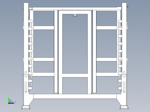 Golf A6折叠天窗料架左视缩略图