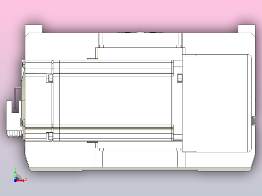 ATB17-R-300-400W伺服电机ATB17 皮带驱动直线滑台模组前视缩略图