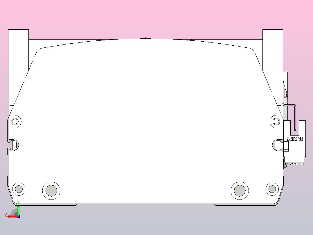 ATB17-R-300-400W伺服电机ATB17 皮带驱动直线滑台模组后视图