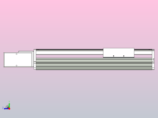 ATB17-R-300-400W伺服电机ATB17 皮带驱动直线滑台模组右视缩略图