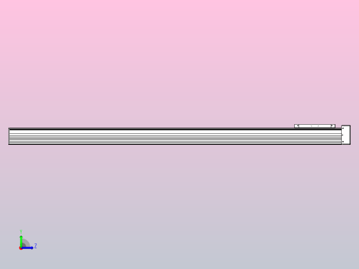 滚珠丝杠直线轴带导轨全封闭TPA-HCR-202D-2510C-L1650-MR-Y-P75-N3左视缩略图