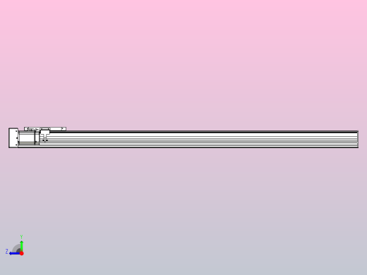 滚珠丝杠直线轴带导轨全封闭TPA-HCR-202D-2510C-L1650-MR-Y-P75-N3右视缩略图