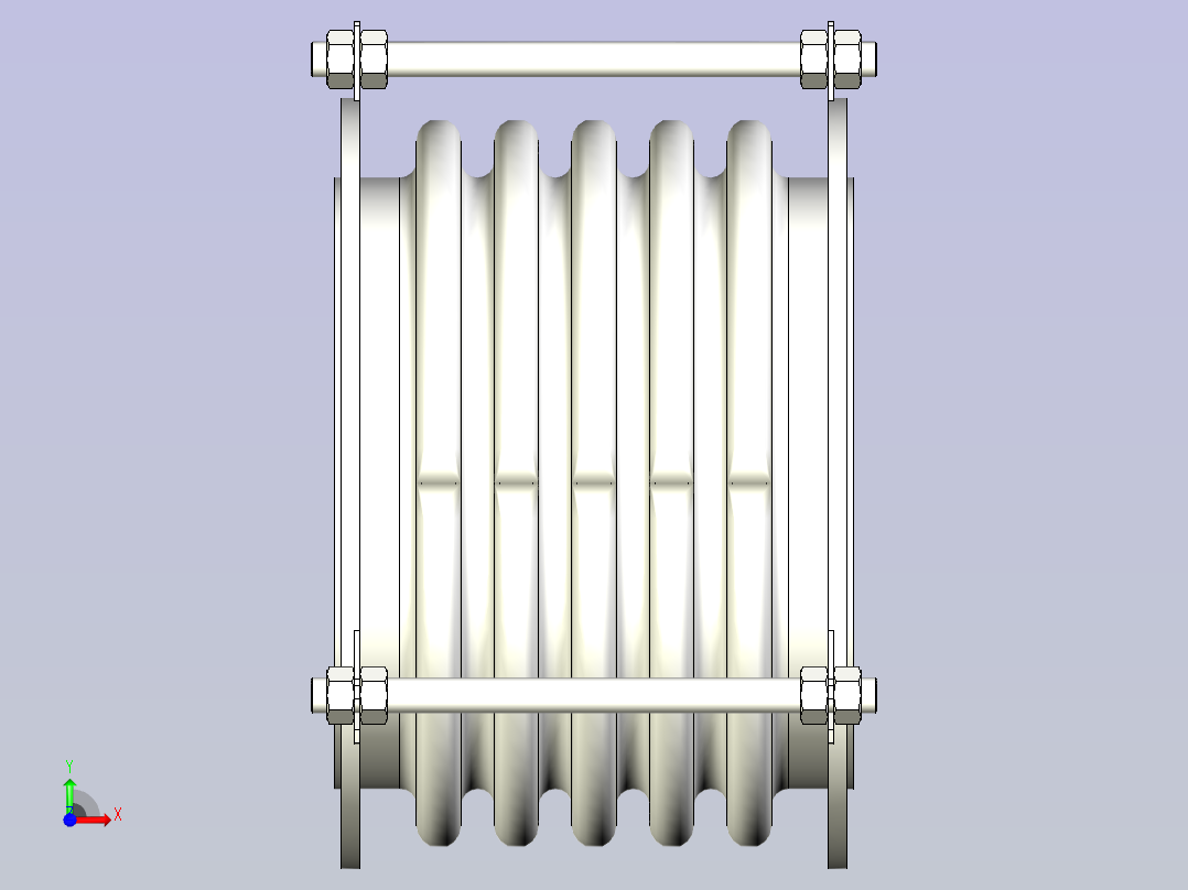 GB╱T 12522-2009[A型膨胀节IA450N1-5]前视图