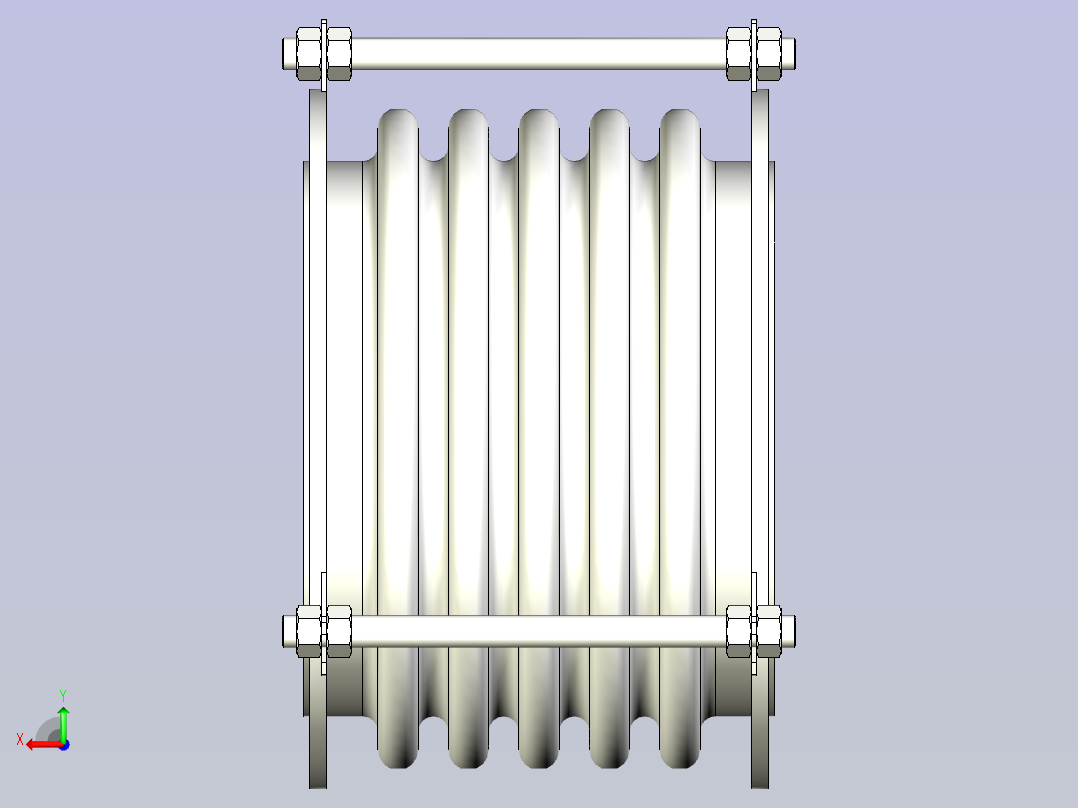 GB╱T 12522-2009[A型膨胀节IA450N1-5]后视图