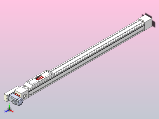 伺服电机集成皮带传动直线执行器TPA-OCB-80-140-L1050-ML-P40-N3