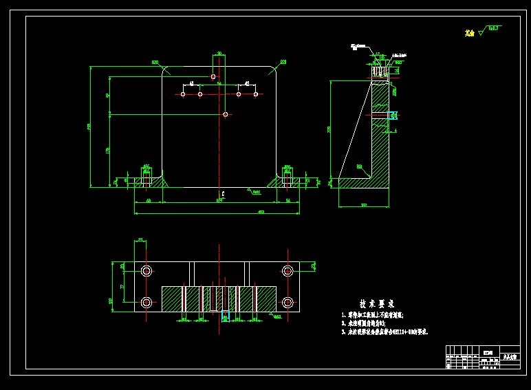 ca6140机床后托架（831001）工艺及钻φ6孔和M6夹具设计【含三维solidworks】