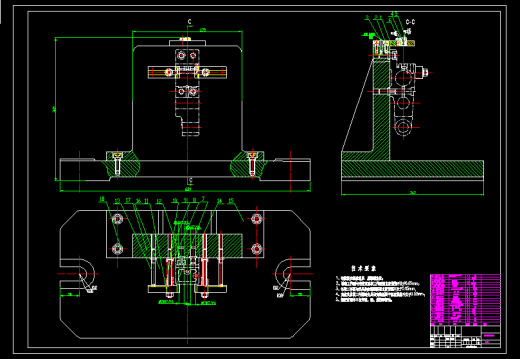 ca6140机床后托架（831001）工艺及钻φ6孔和M6夹具设计【含三维solidworks】缩略图