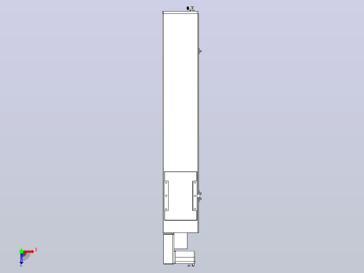 MCB17无尘皮带滑台[MCB17-L40-700-L-P40-C3]俯视缩略图