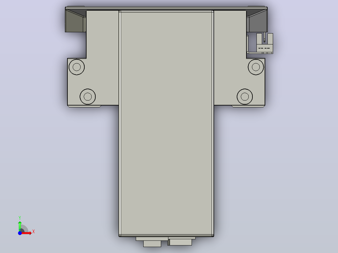 滚珠丝杠直线轴内置导轨TPA-GCR-170-2510C-L600-MP-M75-N3前视图