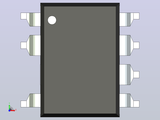106x SOIC 封装（小外形集成电路）SMD-8C前视缩略图