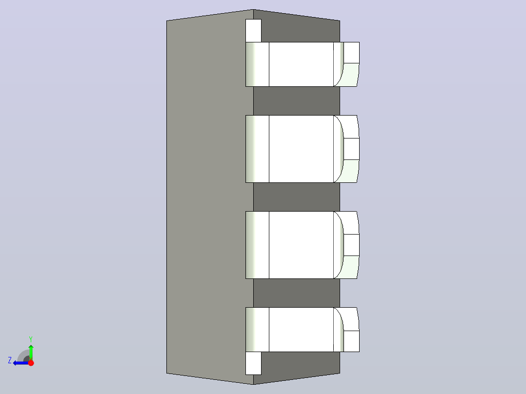106x SOIC 封装（小外形集成电路）SMD-8C右视图