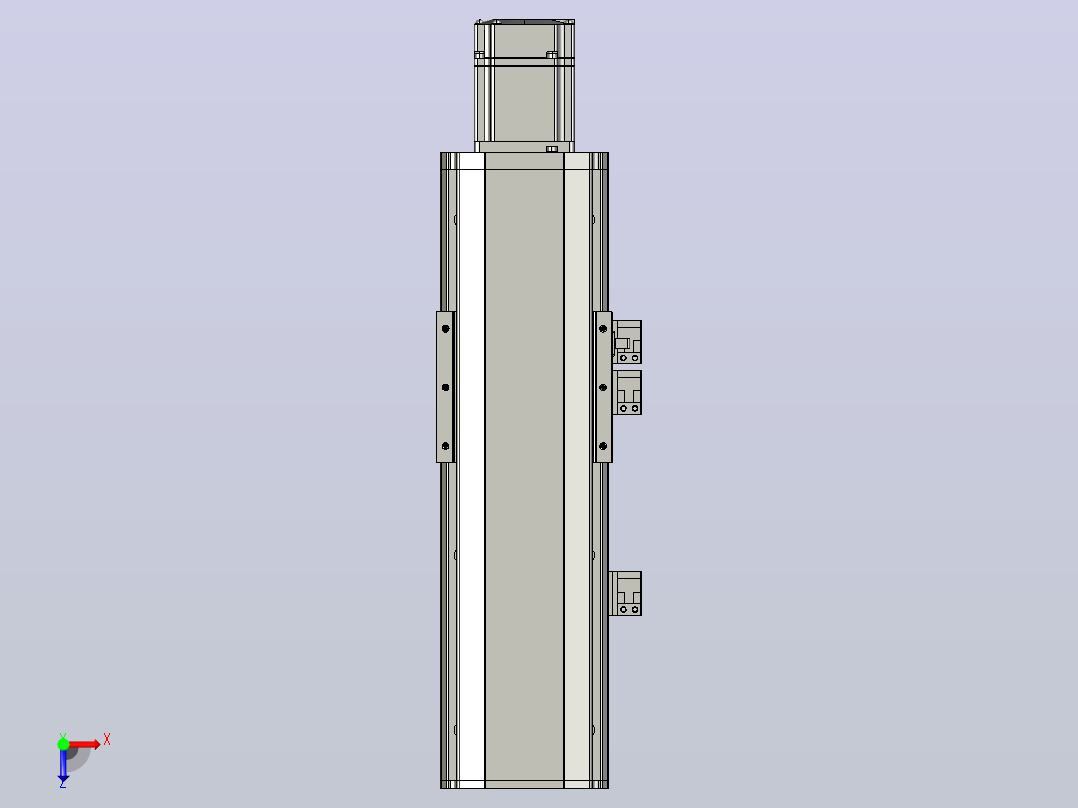 MT100BS半封闭丝杆滑台[MT100BS.L#.150.BC.P20.C3]俯视图