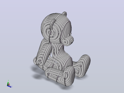 泰迪熊3D拼图