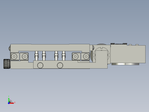 气动线性定位工作台MX80MT02C3D22X4系列前视缩略图