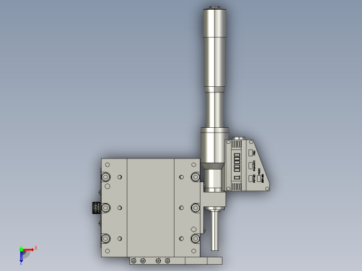 气动线性定位工作台MX80MT02C3D22X4系列俯视缩略图