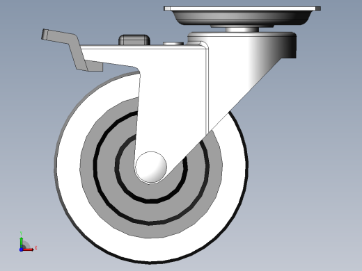 Wheel-4107655411GS-Swede-Wheel脚轮前视缩略图