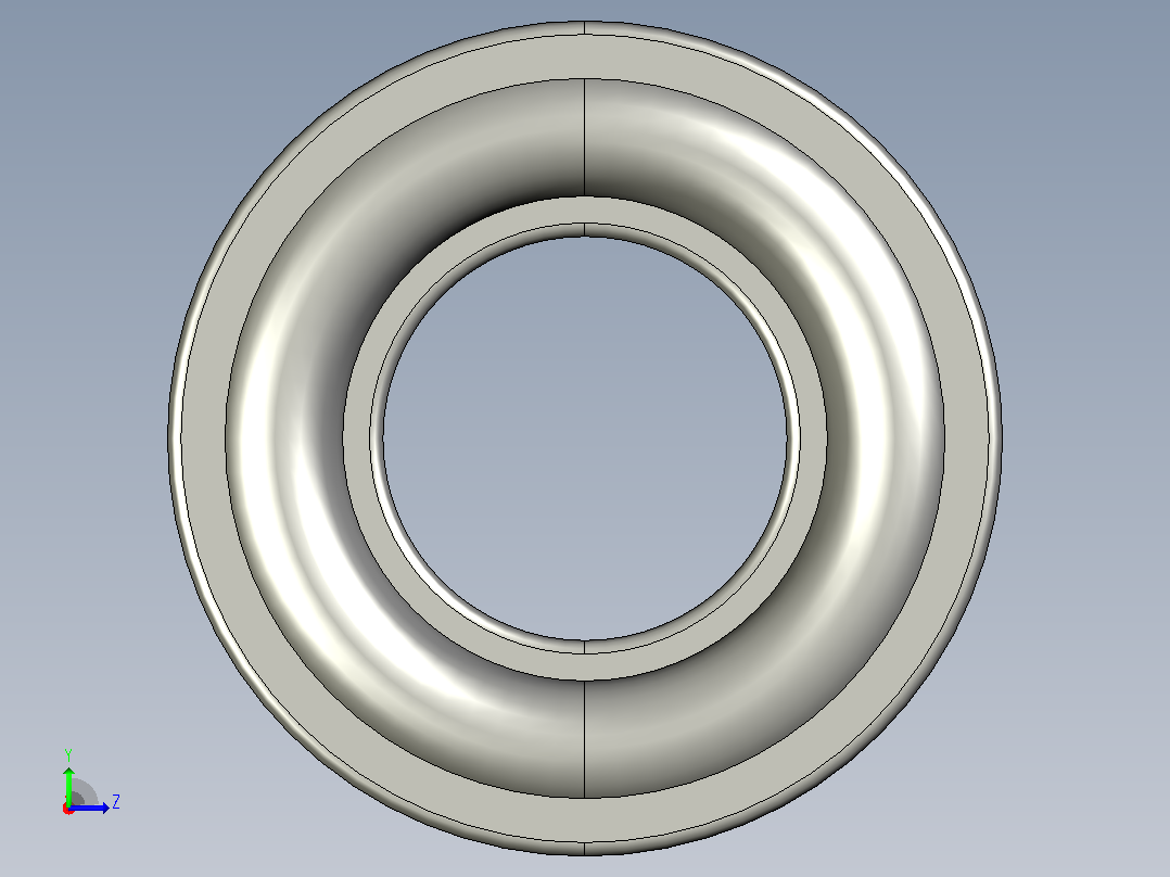 SKF自调心球轴承ball_bearing_2206_ek_0左视图