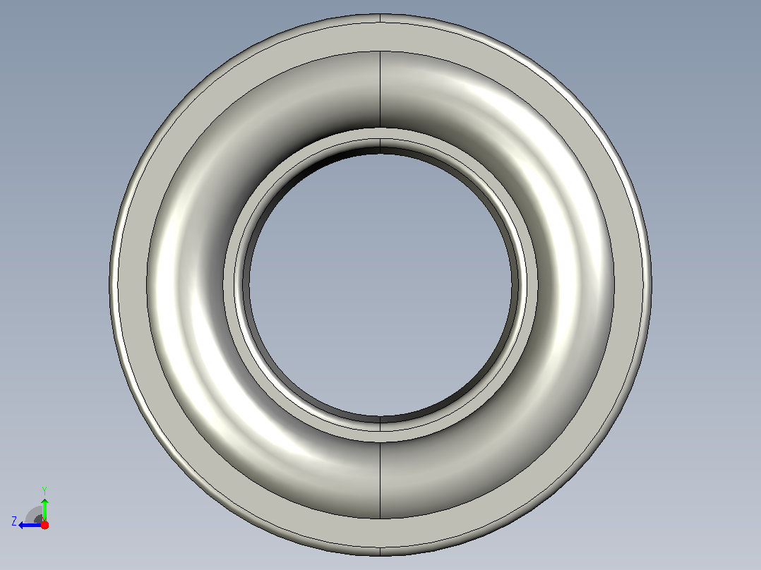 SKF自调心球轴承ball_bearing_2206_ek_0右视图