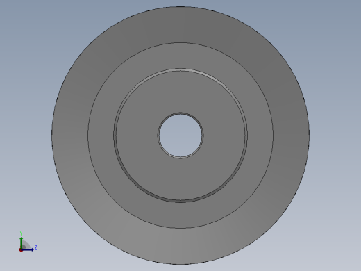 小凸缘型梯形齿同步带轮XL型_SXLDC-11-025-dc4-A左视缩略图