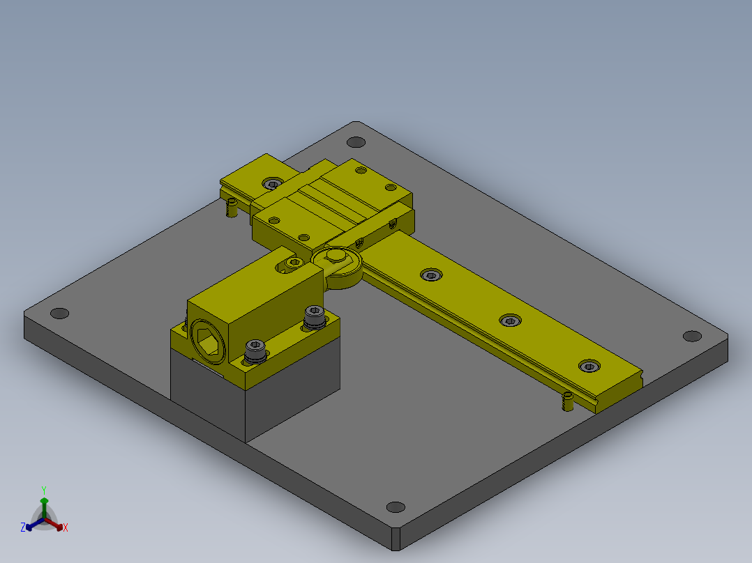 简易滑动位置分度机构