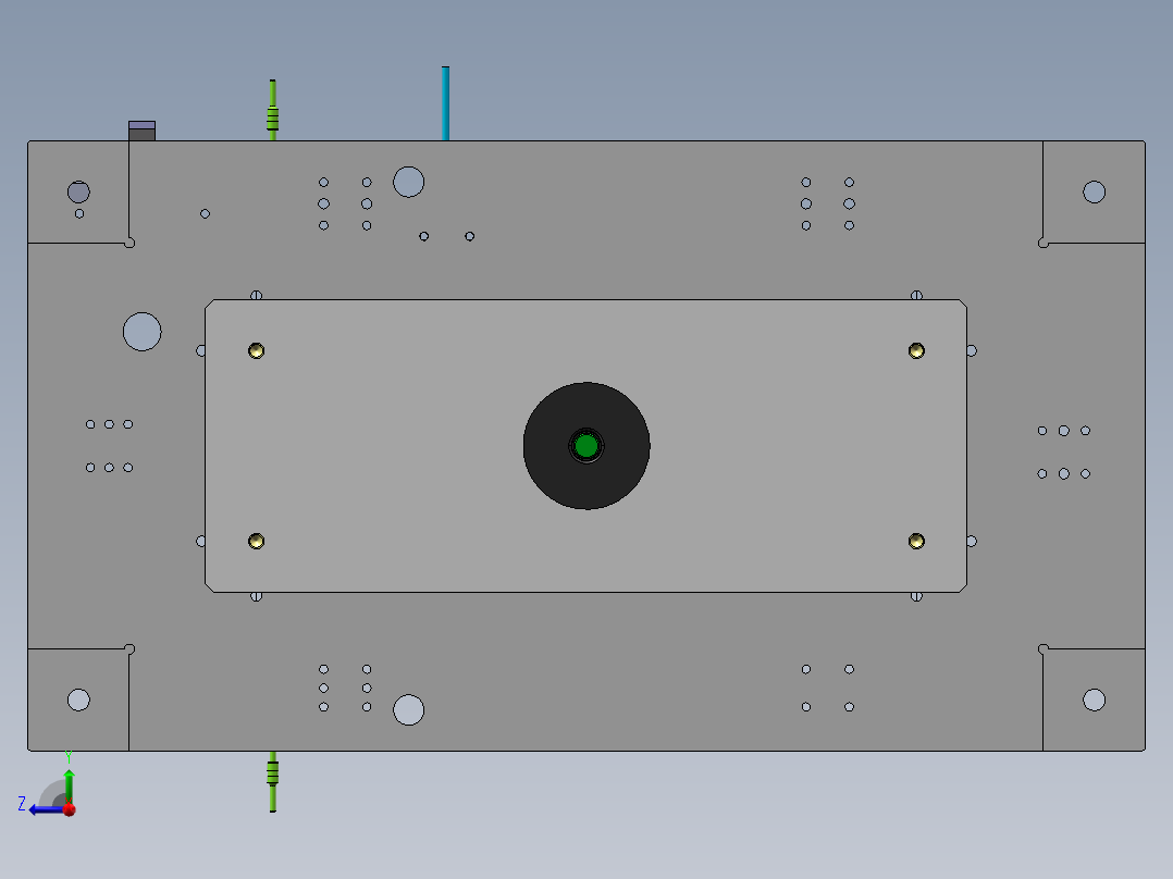 供料顶升仓夹sw18可编辑右视图